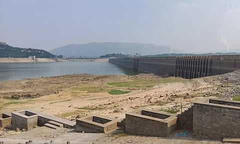 Soil exposed due to poor storage in Stanley reservoir