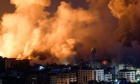 Visuals from the attack