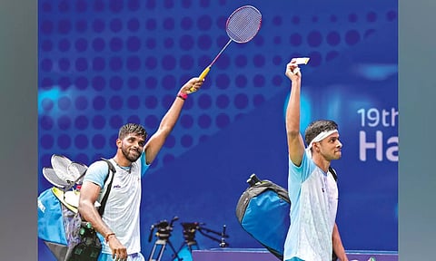 Satwiksairaj Rankireddy and Chirag Shetty