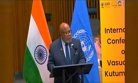 UNGA President Dennis Francis (ANI)