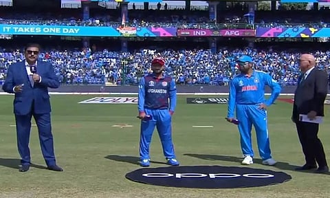 Afghanistan won the toss and chose to bat against India&nbsp;