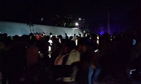 Visuals of the incident spot (Image: ANI)