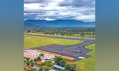 Bird’s eye view of the Salem airport