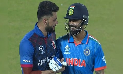 Naveen ul Haq and Virat Kohli (Photo: RCB/Instagram)