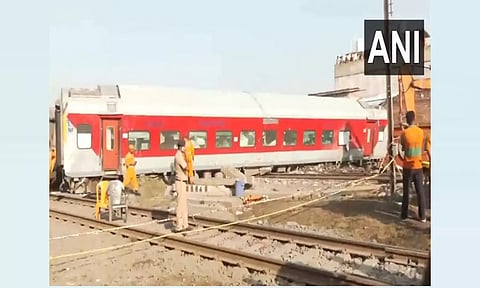 Visuals from site of the train derailment in Bihar (Photo: ANI)
