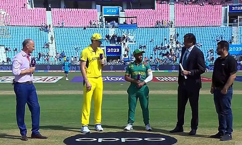 CWC 2023: Australia wins the toss and opts to field against South Africa