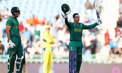 Quinton De Kock scored 109 runs off 106 balls. (ICC)