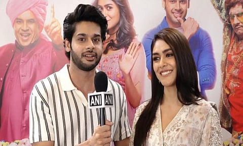 Abhimanyu Dassani, Mrunal Thakur (ANI)