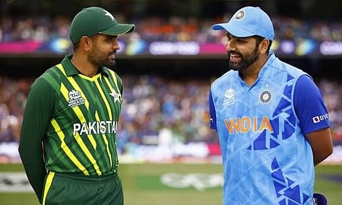 Babar Azam and Rohit Sharma (ANI)
