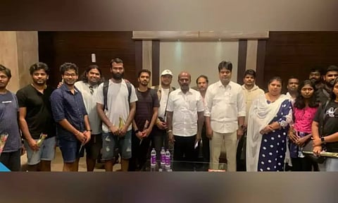 21 residents of Tamil Nadu, who returned from Israel arrive in chennai