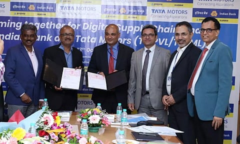 Indian Bank signed MoUs with Tata Motors Passenger Vehicles Ltd