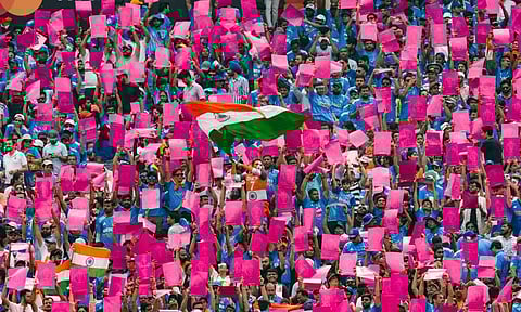 Fans from other parts of India have arrived in large numbers to watch the match. (PTI)