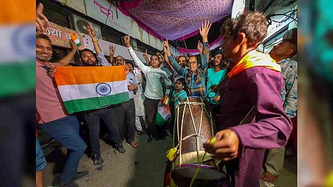 Fans celebrating during India-Pakistan match (Photo/PTI)