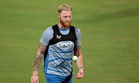 Stokes attends a practice session