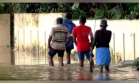 Normal life disrupted due to heavy rains in Kerala (ANI)
