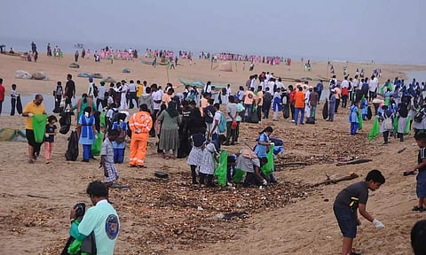 50 tonnes of garbage collected from Besant and Pattinampakkam beaches in three hours