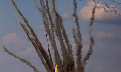 Hamas fires 'barrage of missiles' at Jerusalem, Tel Aviv