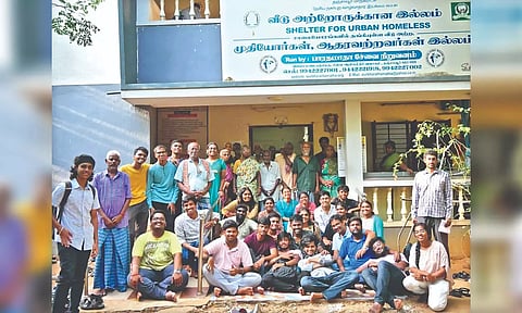 Students of NIT-Tiruchy visited orphanages, and old age homes as part of the programme.
