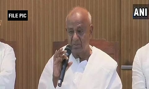 Former Prime Minister HD Deve Gowda (Photo: ANI)