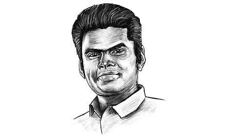 BJP State president K Annamalai (Illustration by Ritvikkh Roy)