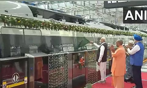 PM Modi inaugurates Delhi-Ghaziabad-Meerut RRTS corridor (ANI)