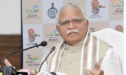 Haryana CM Manohar Lal Khattar (Photo: IANS)&nbsp;