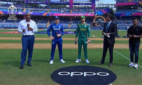 Screengrab from the toss.
