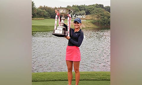 Women's Indian Open: Aline Krauter bags title, Diksha finishes third