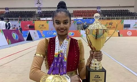 Rhythmic Gymnast Sanyukta Kale&nbsp;