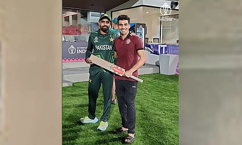 Babar Azam (left) and Rahmanullah Gurbaz, (right) (ANI)