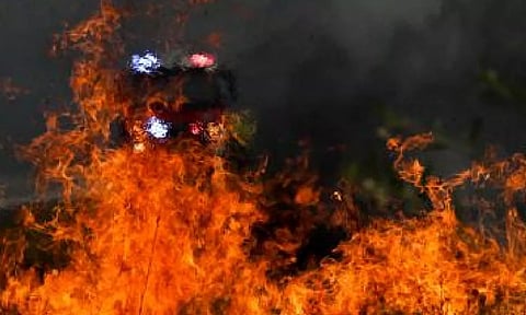 Visuals from the spot (IANS)