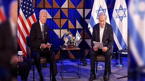 US President Joe Biden with Israeli Prime Minister Benjamin Netanyahu (Photo: Reuters)