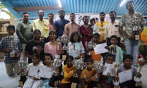Students of Tharun Tejas Chess Academy