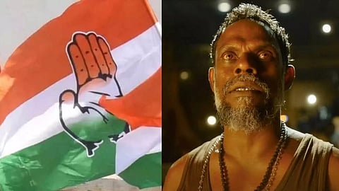 Indian National Congress Flag; Actor Vinayakan