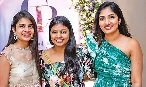 Harshini Kakarla ,Varshini Pari and Anupama Semban