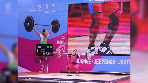 Maharashtra’s Dipali Gursale in action during 37th National Games (Image: MYAS)