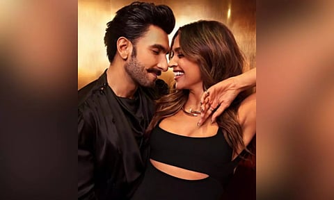 Deepika Padukone with Ranveer Singh.