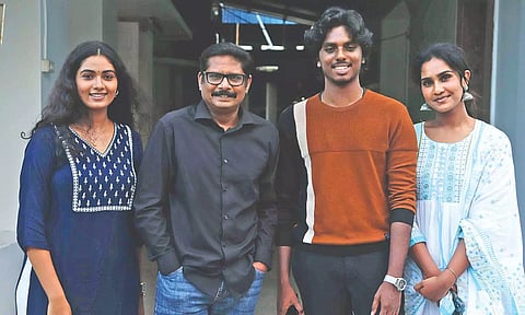 (L to R) Rakshana, Manoj, Shyam and Naksha (Hemanathan M)