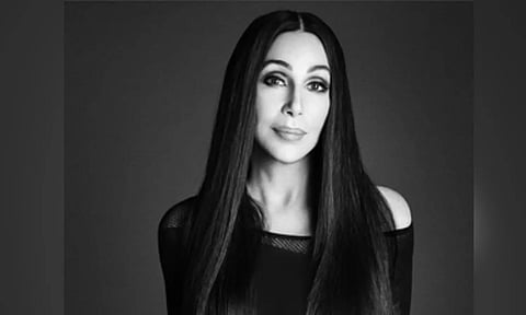 Pop singer and actress Cher