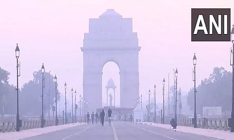 Visual from India Gate. (ANI)