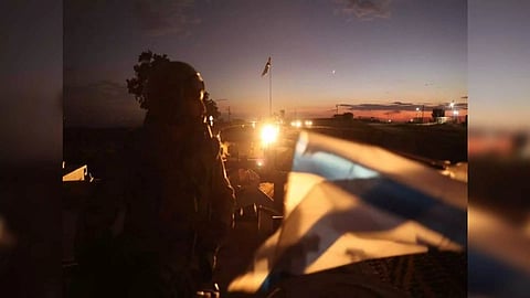 Israeli tanks and troops are stationed on Israel's Southern front with Gaza (Photo/TPS)