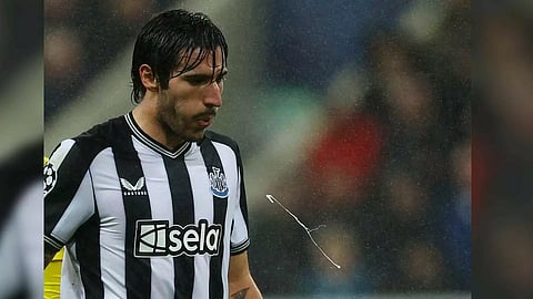 Newcastle United's Sandro Tonali (Photo/Reuters)&nbsp;