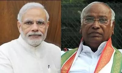 Prime Minister Narendra Modi; Congress President Mallikarjun Kharge