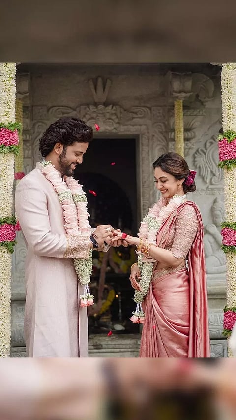 Arjun Sarja's daughter Aishwarya gets engaged to Thambi Ramaiah's son Umapathy