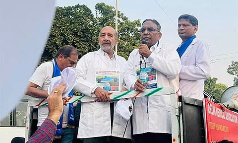 Delhi doctors protest