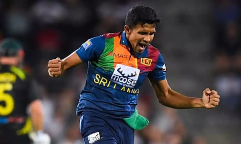 Sri Lanka spinner Maheesh Theekshana (PTI)