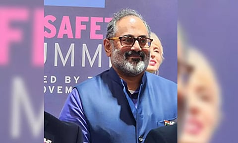 Union Minister of State for Electronics and IT Rajeev Chandrasekhar