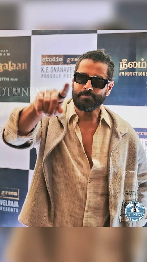 Images from the Thangalaan Teaser launch event
