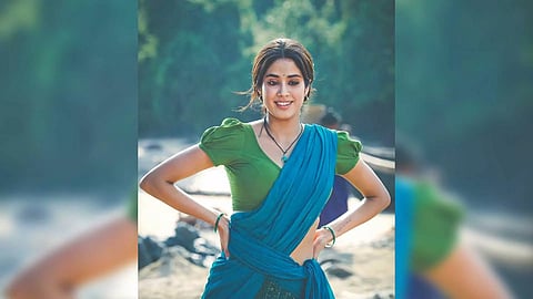 Still of Janhvi Kapoor from Devara: Part 1