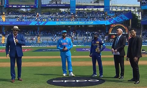 Visuals from the toss (Screengrab)